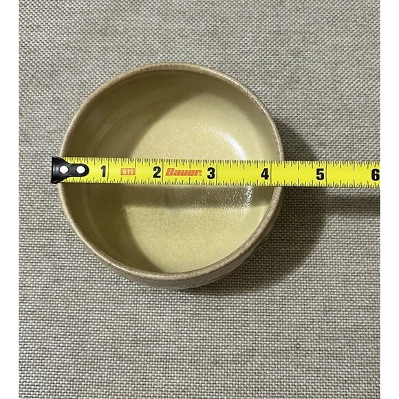 Vtg. Japanese Akahada ware tea bowl handmade Masando Oshino pottery Signed - Picture 11 of 15